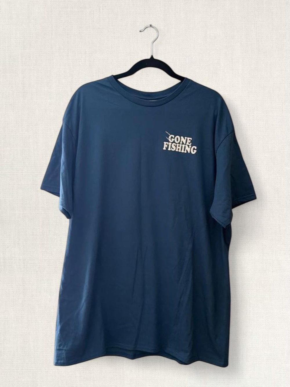 Delta Navy 'Gone Fishing' Short Sleeve Tee